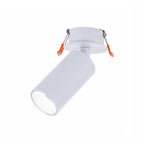 Foco orientable empotrado con LED de color Blanco