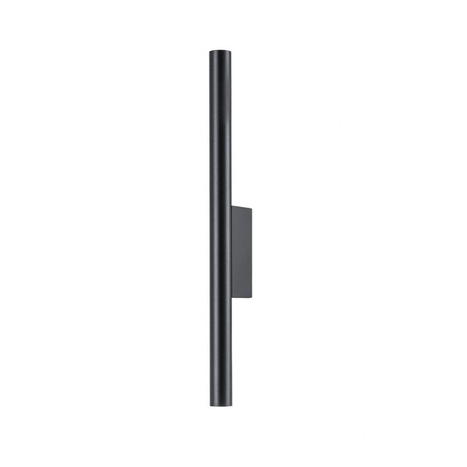 Aplique Pared G9 Doble Bombilla Negro