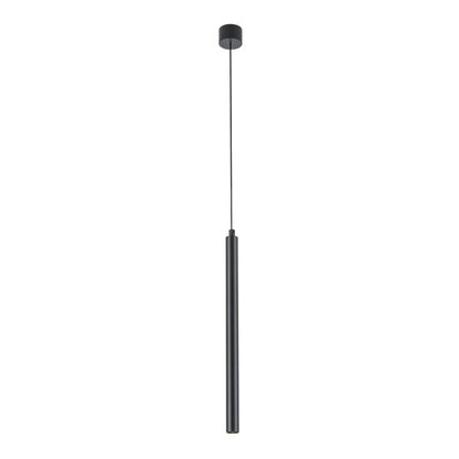 Lampara colgante G9 Minimalista Negro Brillante