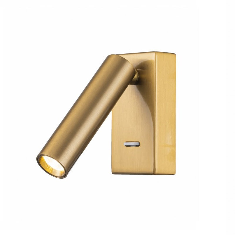 Aplique de lectura dorado
