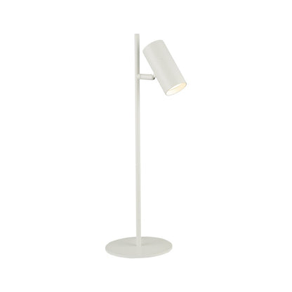 Lampara De Mesa Foco Moderno Blanco