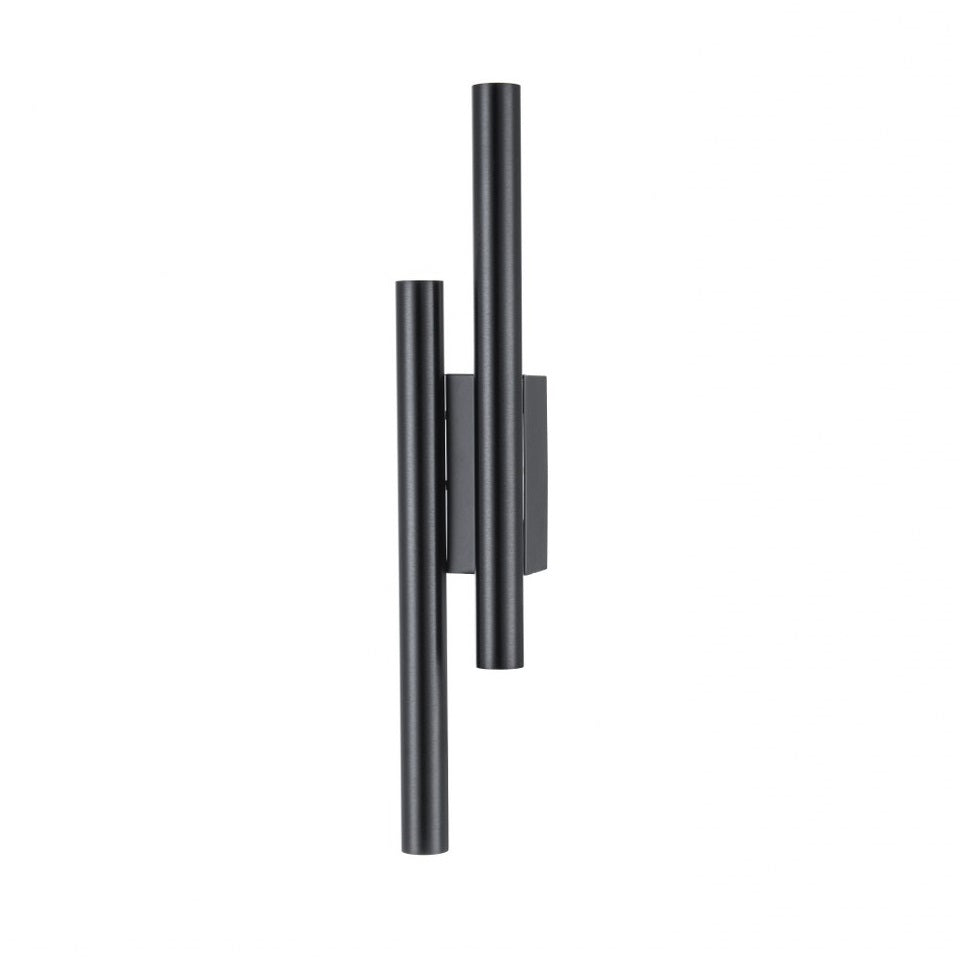 Aplique interior LED 4 bombillas G9 Negro Brillante
