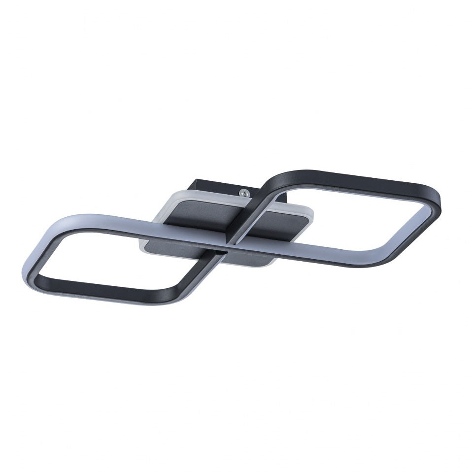 Lámpara de techo LED LOOP Negra | FL6014-C