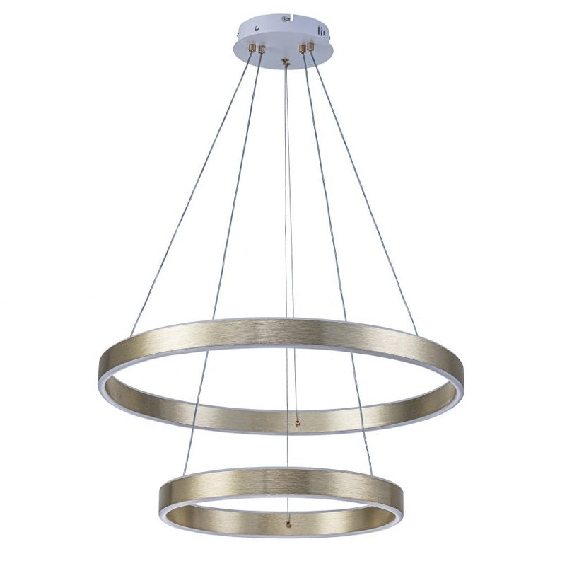 Lámpara Colgante LED Helix | Dorado CCT Atenuable - FL6034-2P