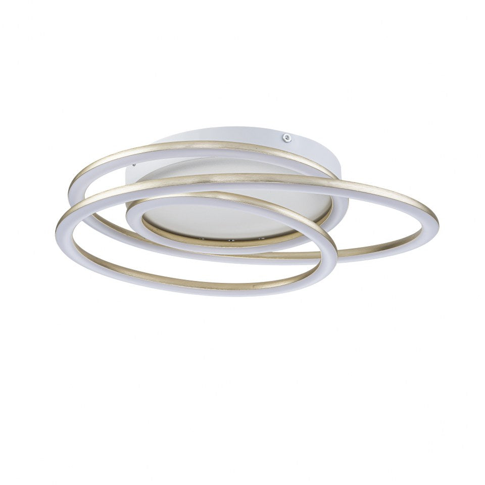Lámpara LED Aros Circular Salón NEXUS | Negro Atenuable CCT