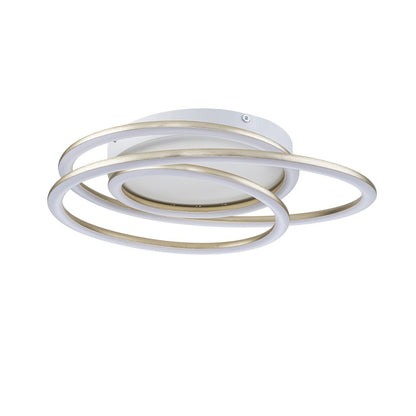 Lámpara LED Aros Circular Salón NEXUS | Negro Atenuable CCT