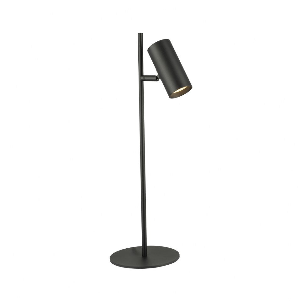 Lampara De Mesa Foco Moderno Negro