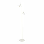 Lampara de Pie Moderna Focos Blanca