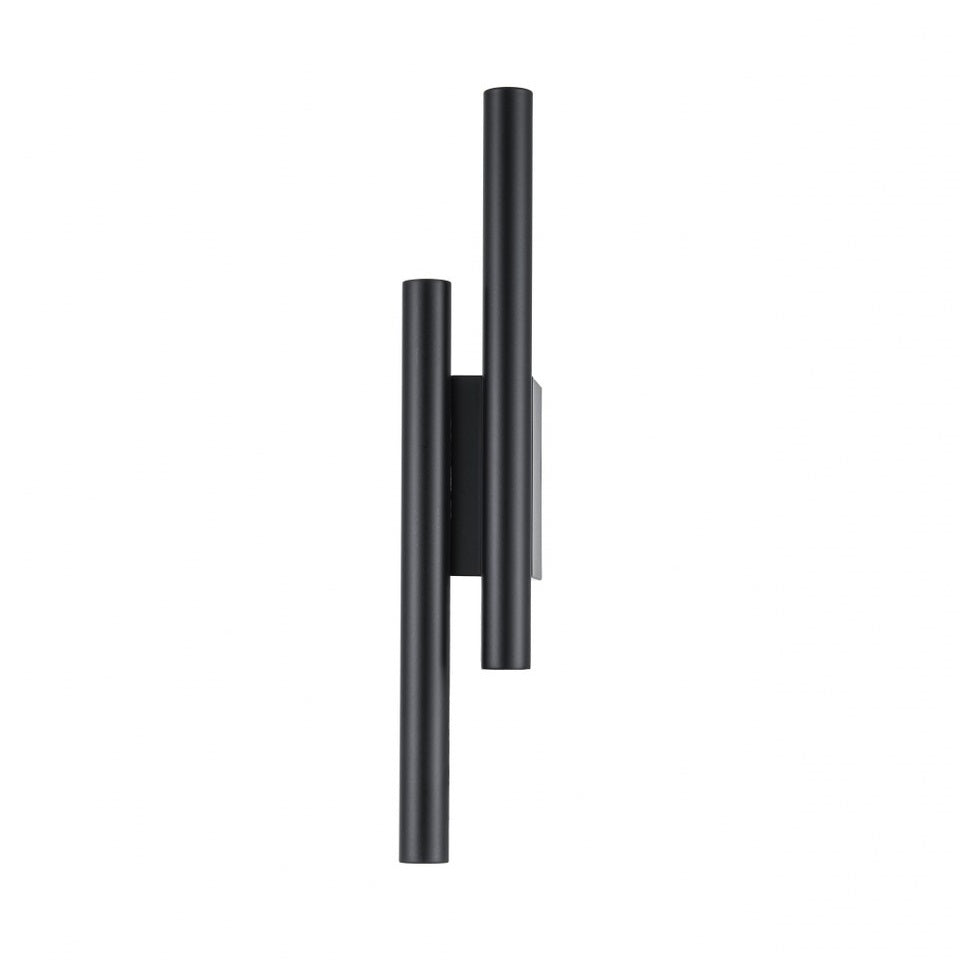 Aplique interior LED 4 bombillas G9 Negro