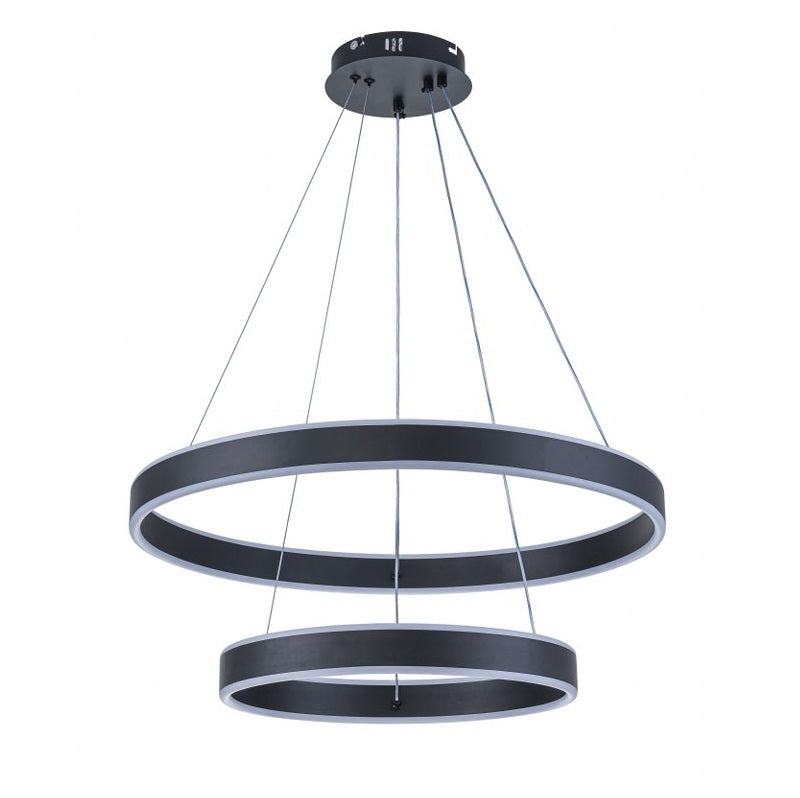 Lámpara Colgante LED Helix | Negro CCT Atenuable - FL6032-2P