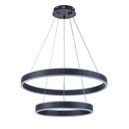 Lámpara Colgante LED Helix | Negro CCT Atenuable - FL6032-2P