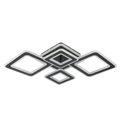 Lámpara de techo con 4 LEDS Negro