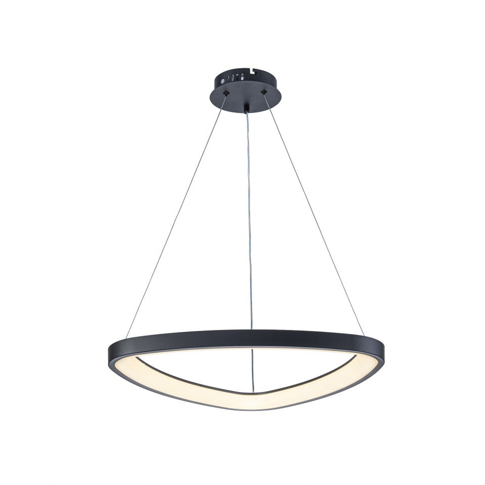 Lámpara Colgante LED Triangular | Negra/Blanca/Dorada CCT | FL6592-D51P