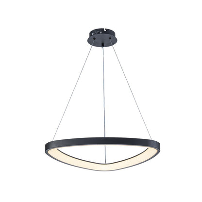 Lámpara Colgante LED Triangular | Negra/Blanca/Dorada CCT | FL6592-D51P