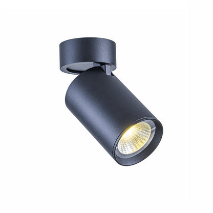 Foco Orientable con bombilla GU10 de color Negro