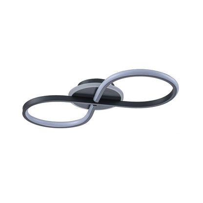 Lámpara de techo LED LOOP Negra | FL6012-C