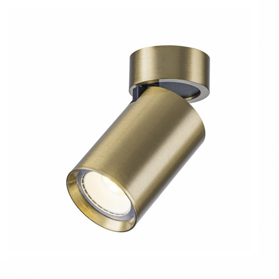 Foco Orientable con bombilla GU10 de color Níquel Satinado
