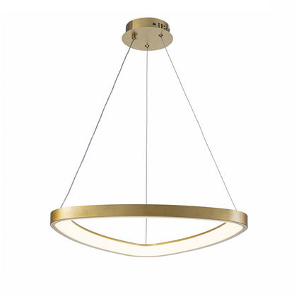 Lámpara Colgante LED Triangular | Negra/Blanca/Dorada CCT | FL6592-D51P