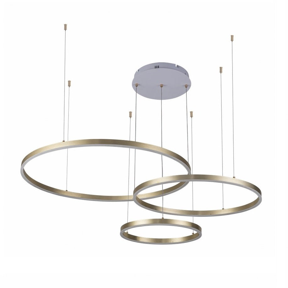 Lámpara Colgante LED Helix | Dorado CCT Atenuable - FL6037-3P