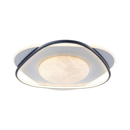 Lámpara de techo LED LUNA Blanca y Negra | FL6019-C