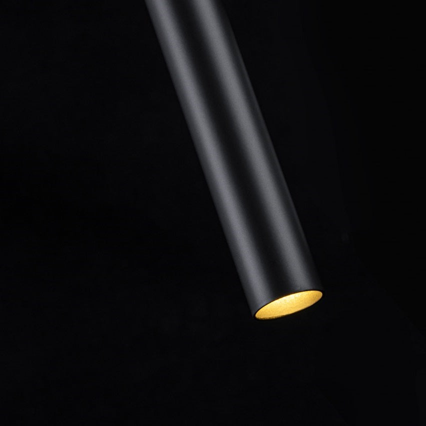 Aplique Pared G9 Doble Bombilla Negro Brillante