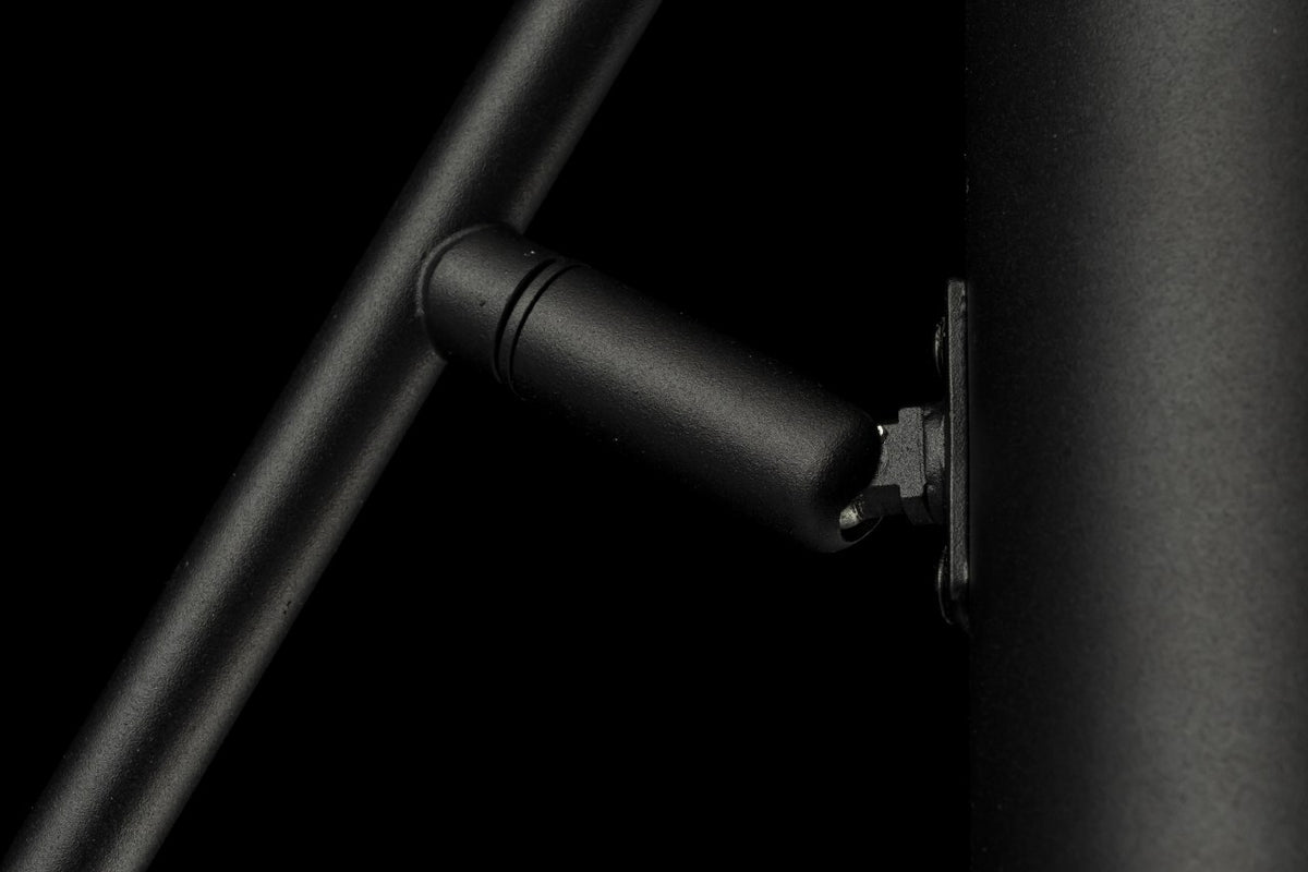 Lampara De Mesa Foco Moderno Negro