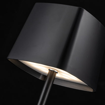 Lampara portátil recargable con led integrado CCT Negro