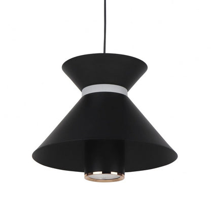 Lampara Colgante Focos Led Integrado Negro