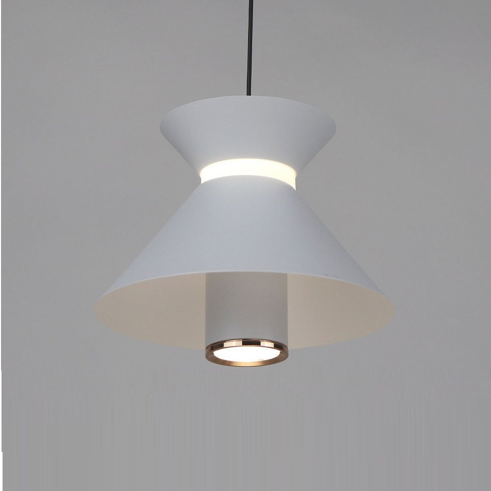 Lampara Colgante Focos Led Integrado Blanco