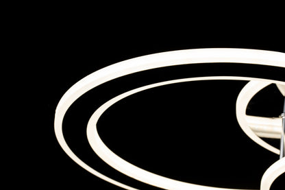 Lampara de techo led 3 Aros Gris