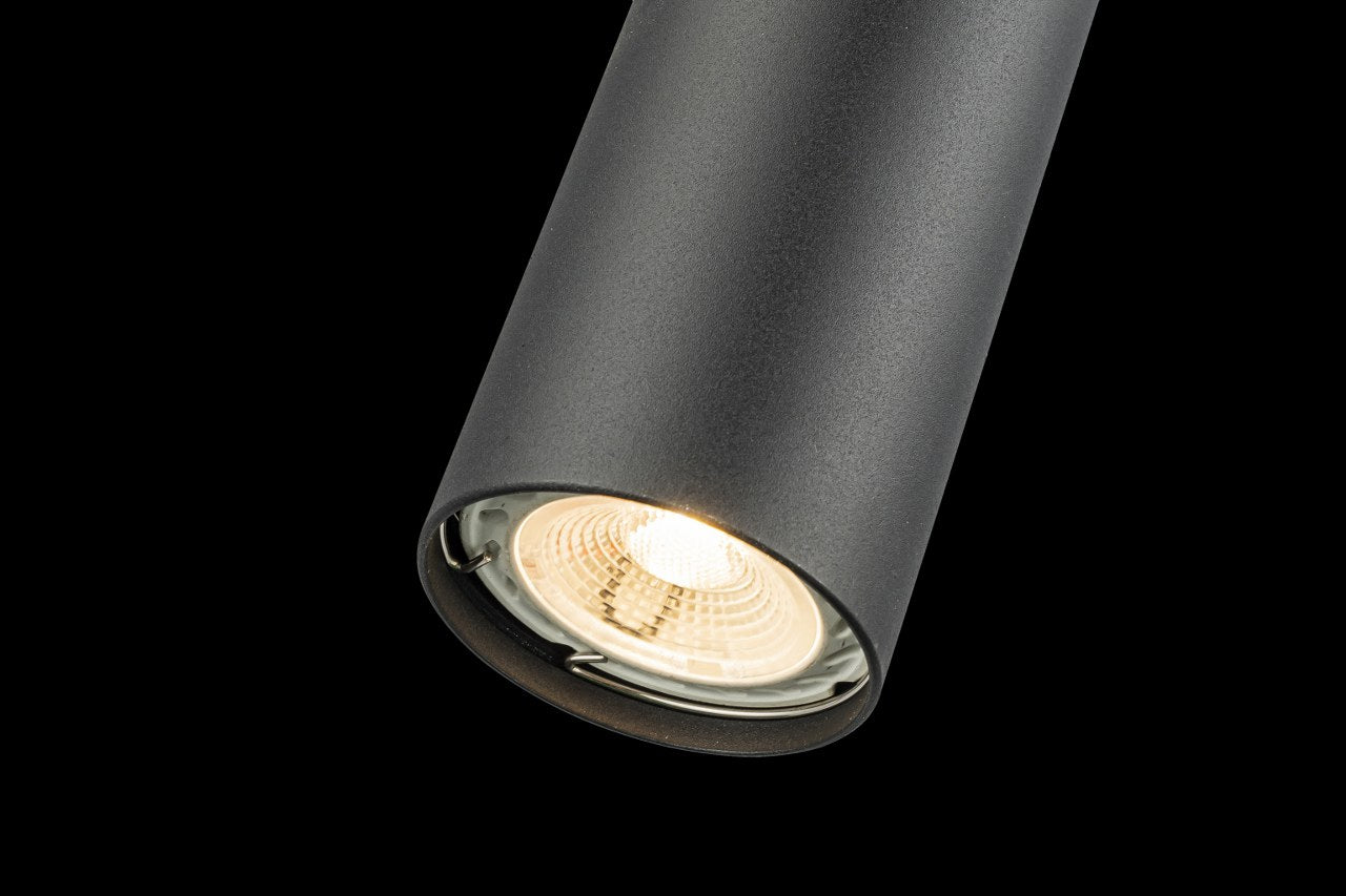 Lampara Colgante Foco GU10 Negro