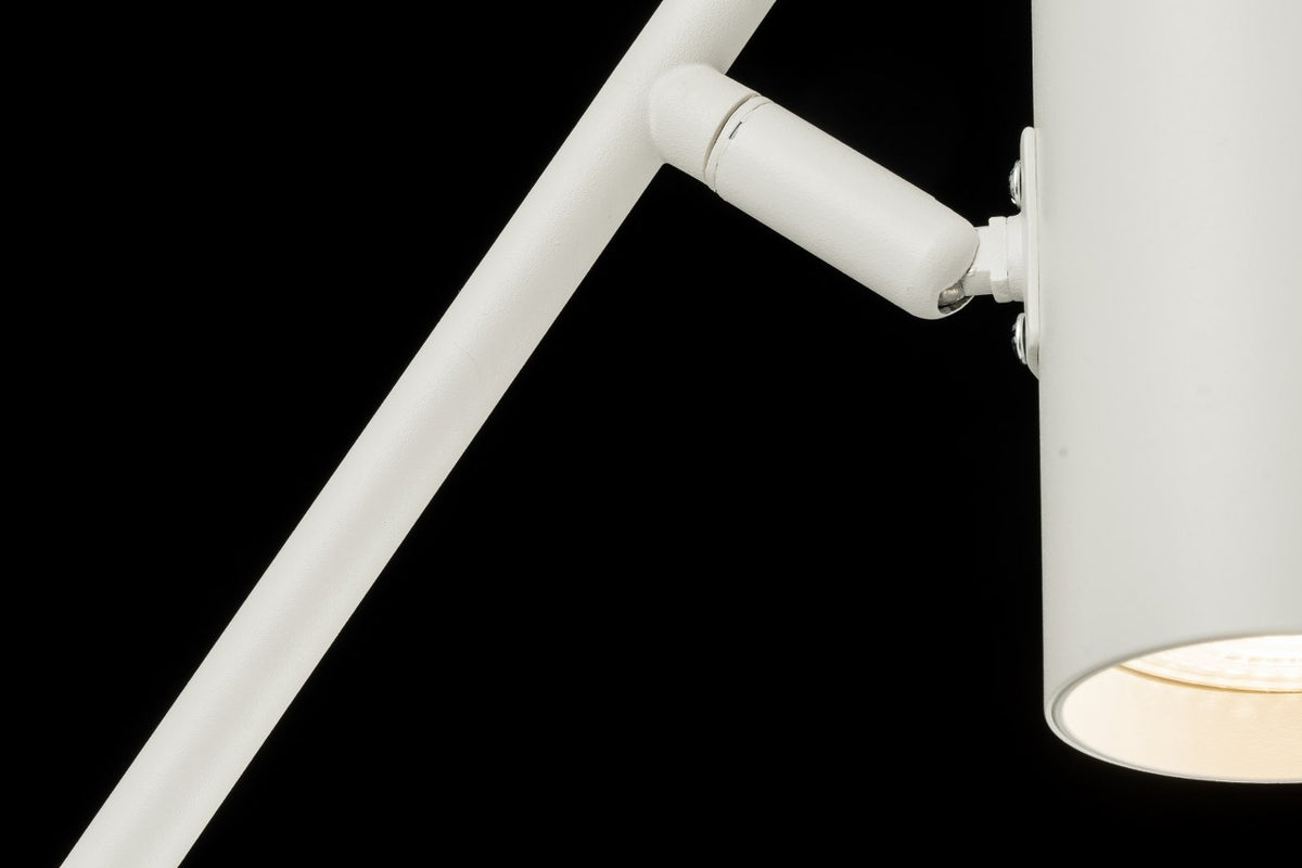 Lampara De Mesa Foco Moderno Blanco