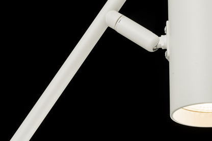 Lampara De Mesa Foco Moderno Blanco