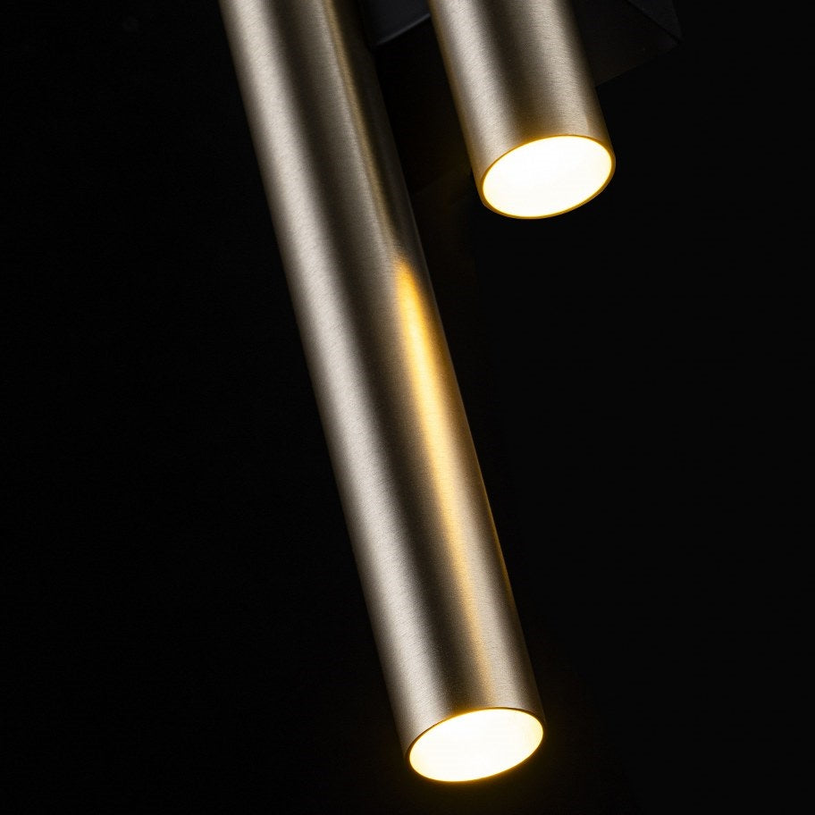 Aplique interior LED 4 bombillas G9 Dorado