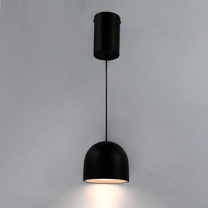 Lampara Colgante Foco Led Integrado Negro