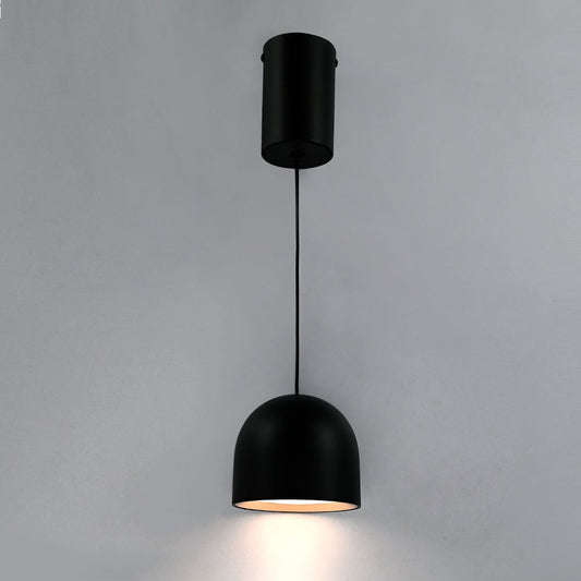 Lampara Colgante Foco Led Integrado Negro