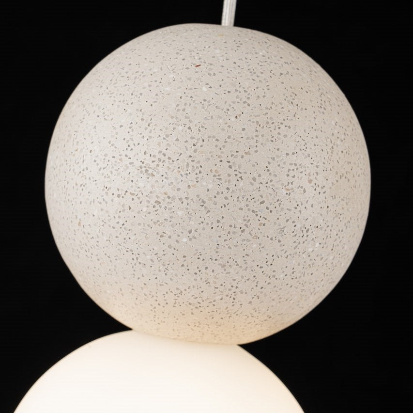 Lampara concrete Blanco