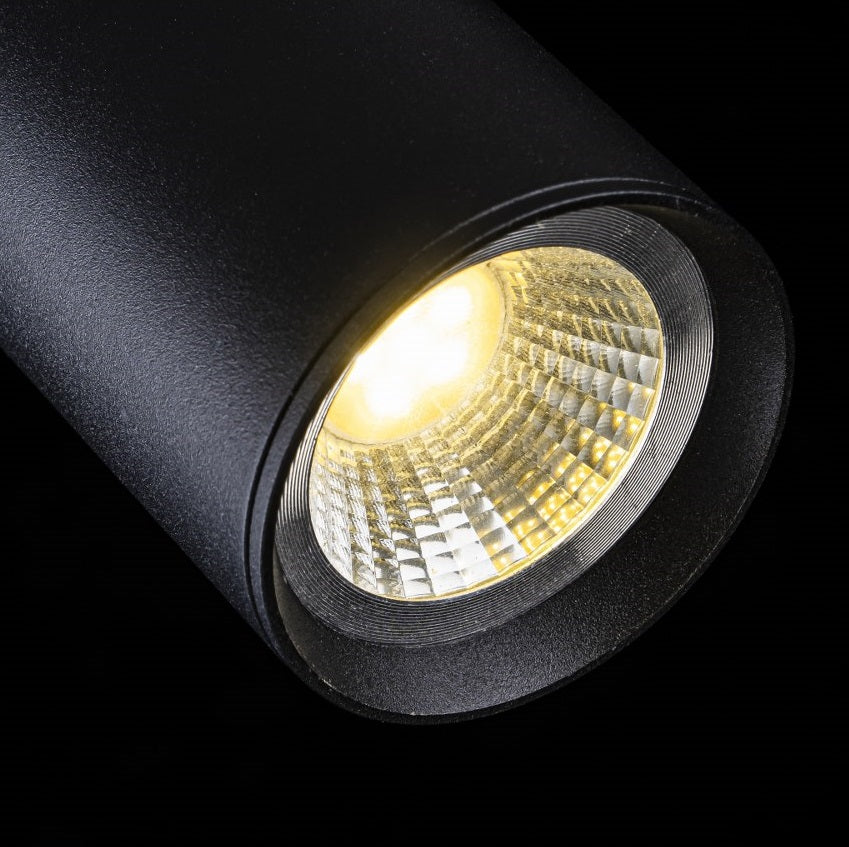 Foco Orientable con bombilla GU10 de color Negro