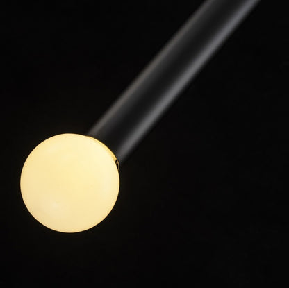 Lampara Colgante tipo foco E27 Negro