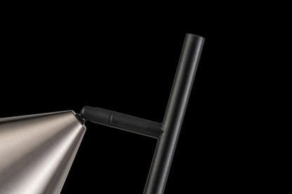 Lampara De Pie Moderna Gris