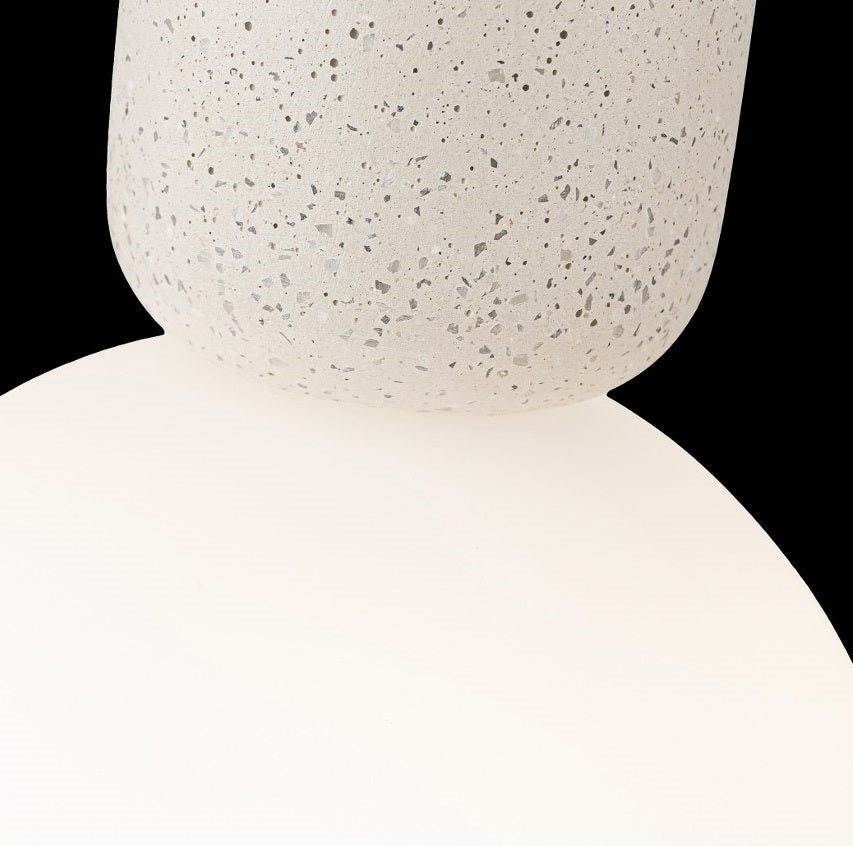 Lampara concrete Blanco