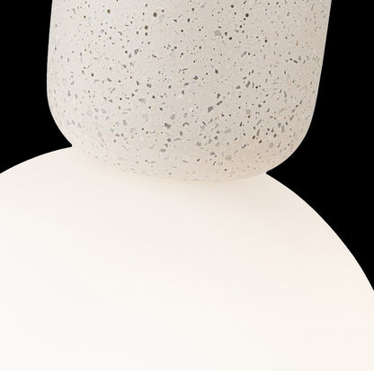 Lampara concrete Blanco