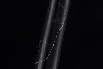 Lampara Colgante De Marmol Led Integrado Negro