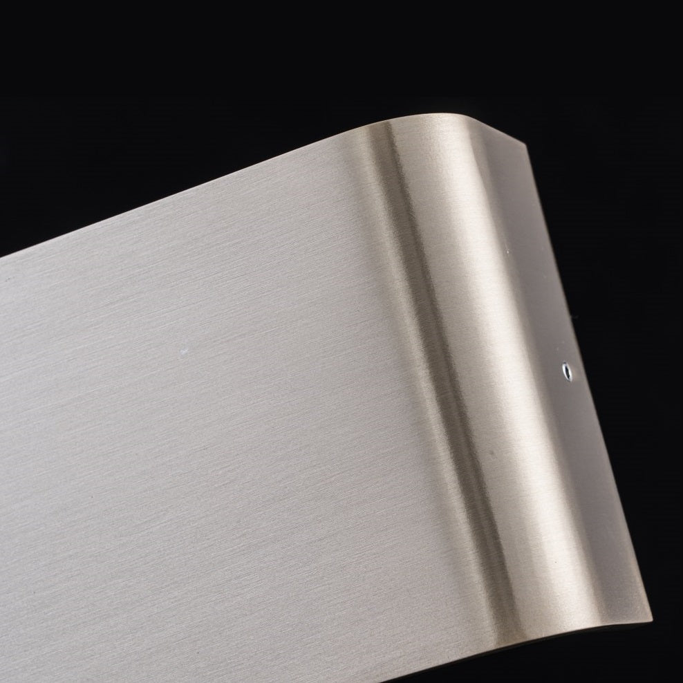 Aplique de pared interior CCT Moderno Minimalista Níquel Satinado
