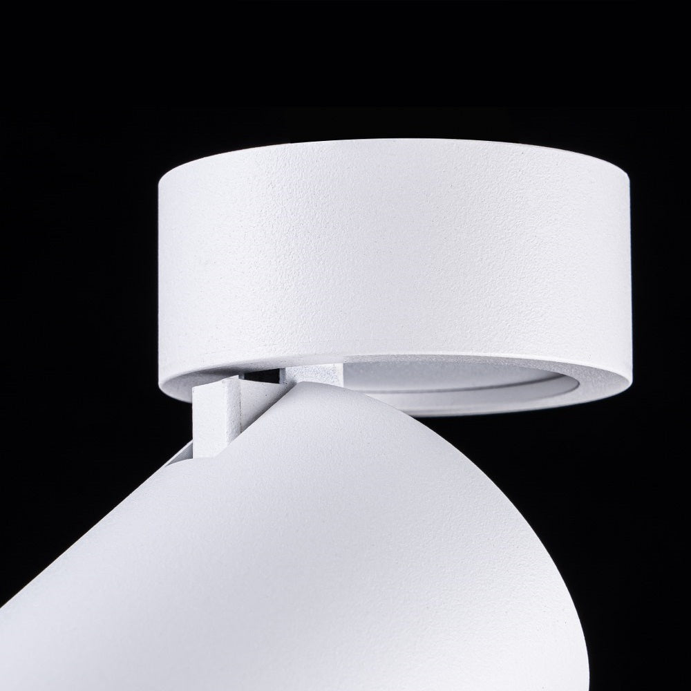 Foco Orientable con bombilla GU10 de color Blanco