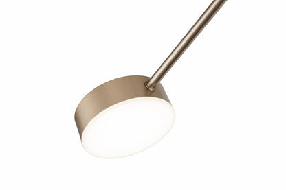 Lámpara LED Metal Radial Salón EYE | Dorado 16 Luces CCT