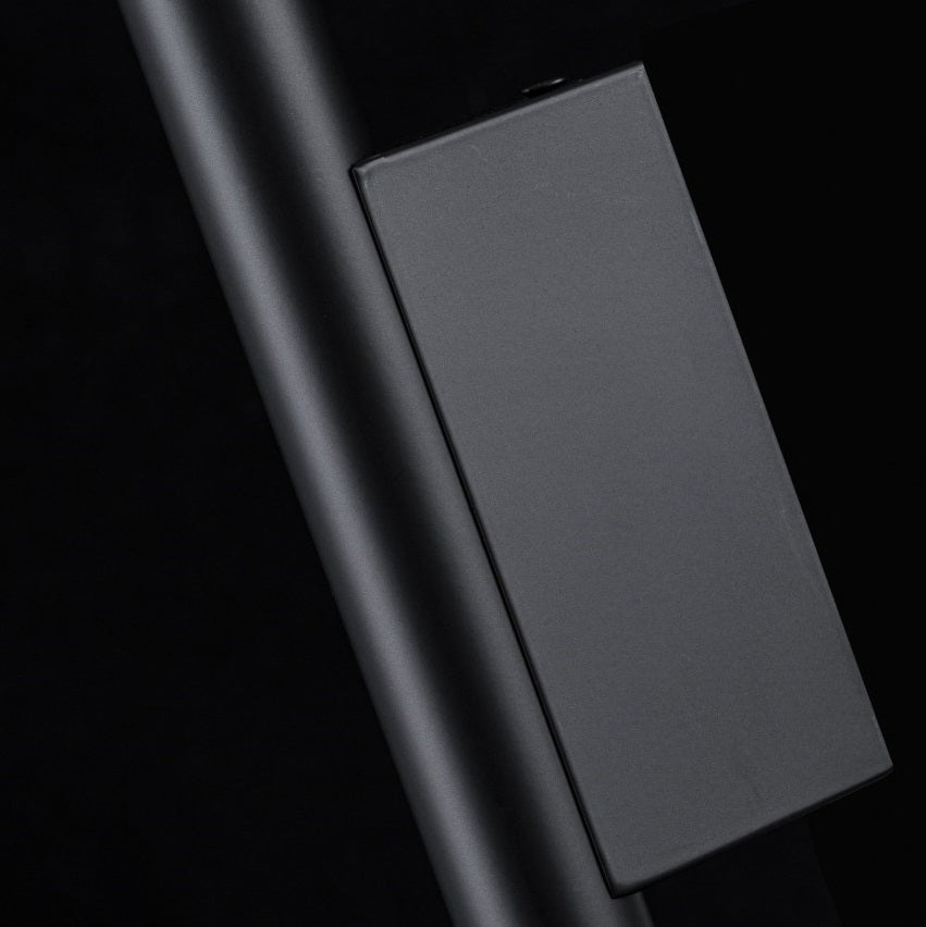 Aplique Pared G9 Doble Bombilla Negro Brillante