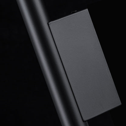Aplique Pared G9 Doble Bombilla Negro Brillante