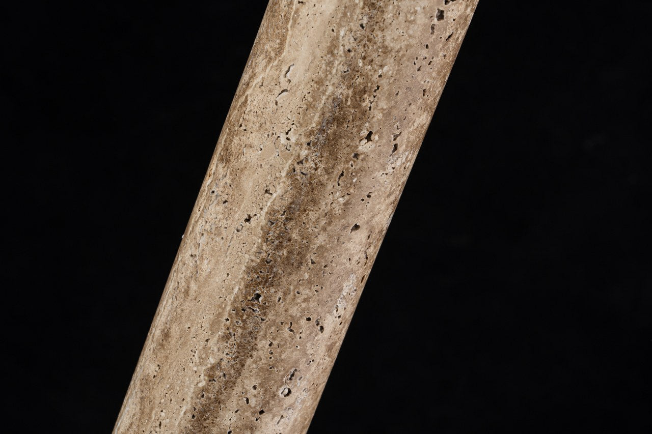 Lampara Colgante De Marmol Led Integrado Beige