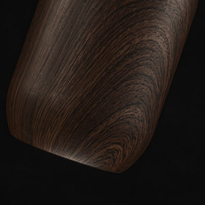 Lampara Colgante Simulación Madera Marrón